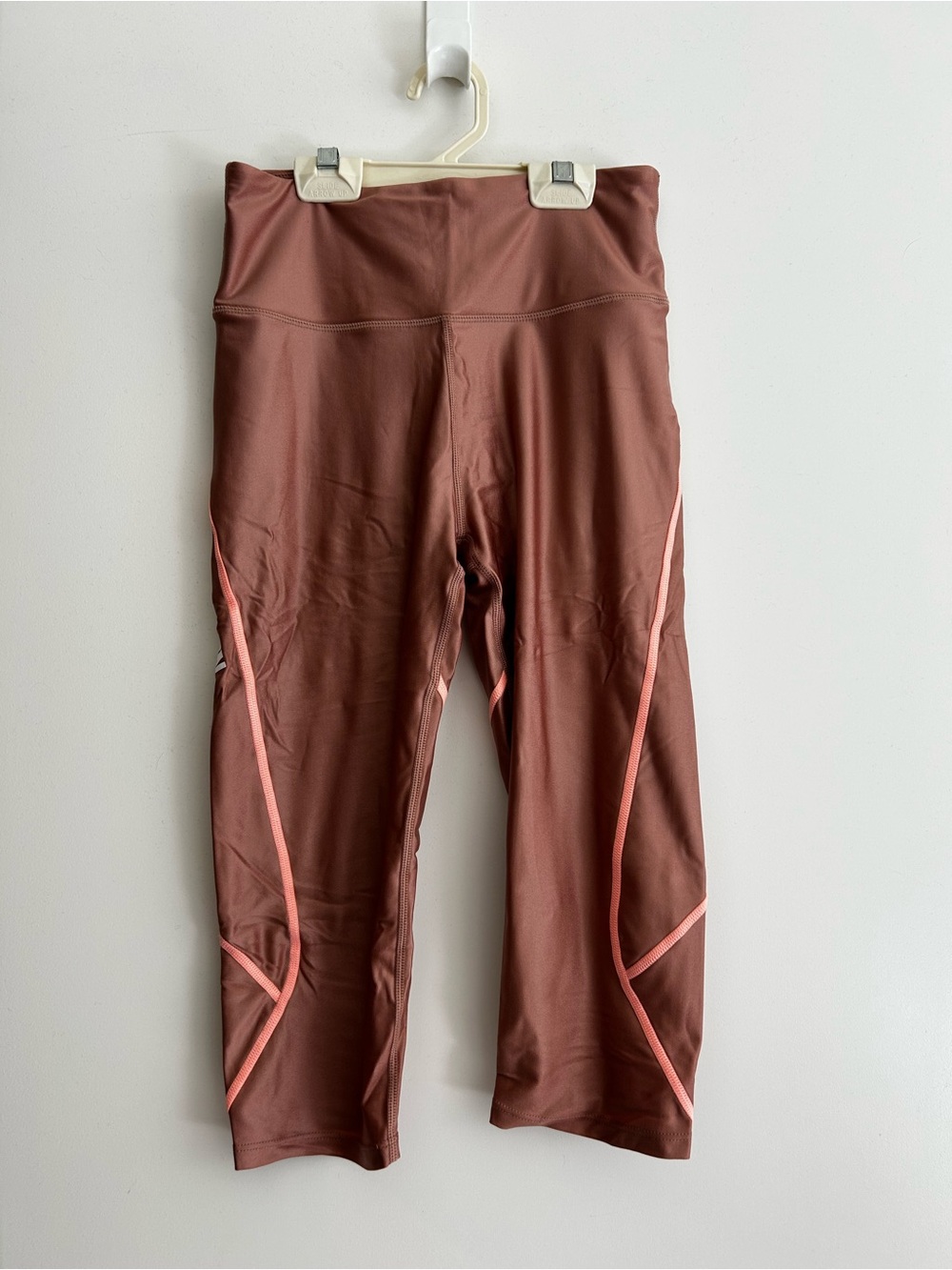 P.E Nation Sz Small Rose Capri Leggings with Pink Contrast Piping